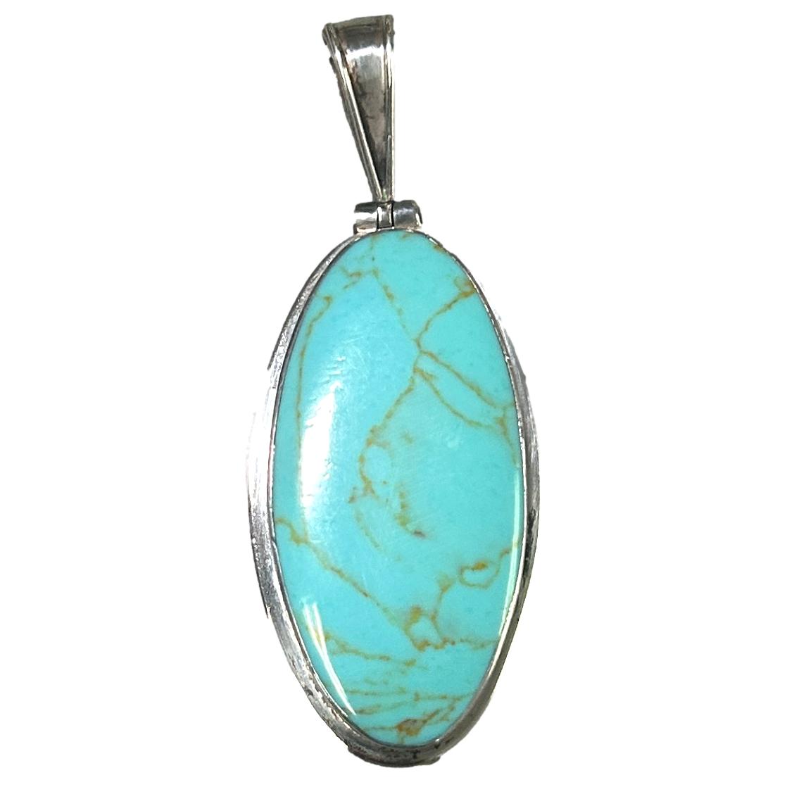 Turquoise Silver Pendant