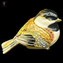 ENAMELED BIRD TRINKET BOX