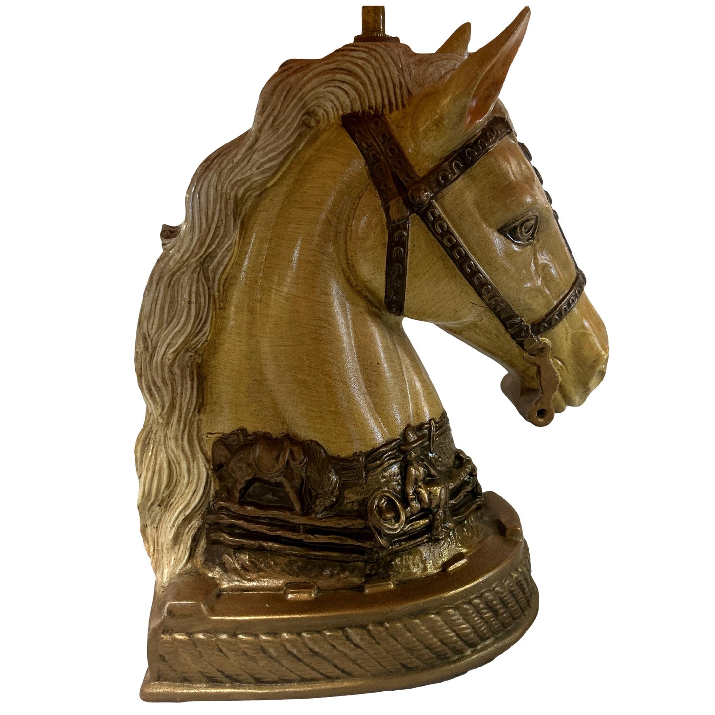 Mid Century Horse head lamp