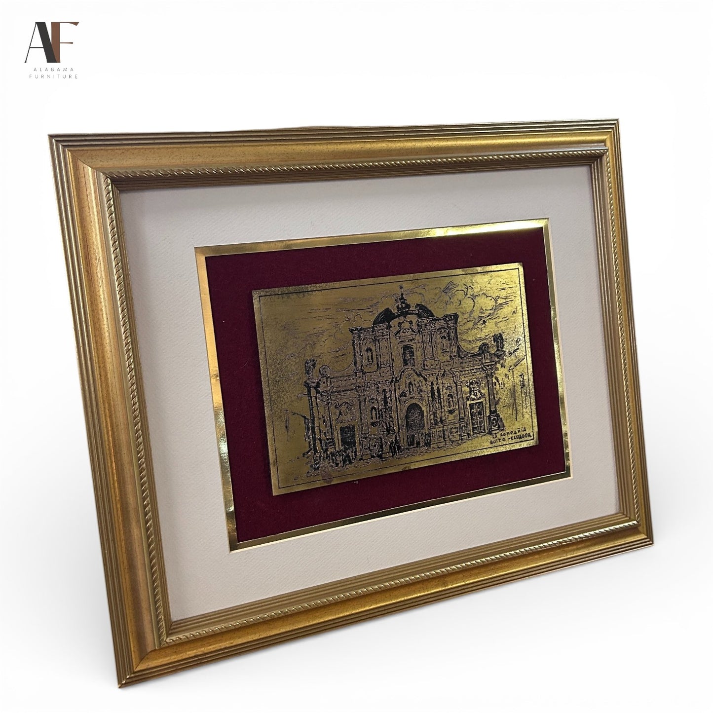FRAMED GOLD PLAQUE (LA COMPANIA)
