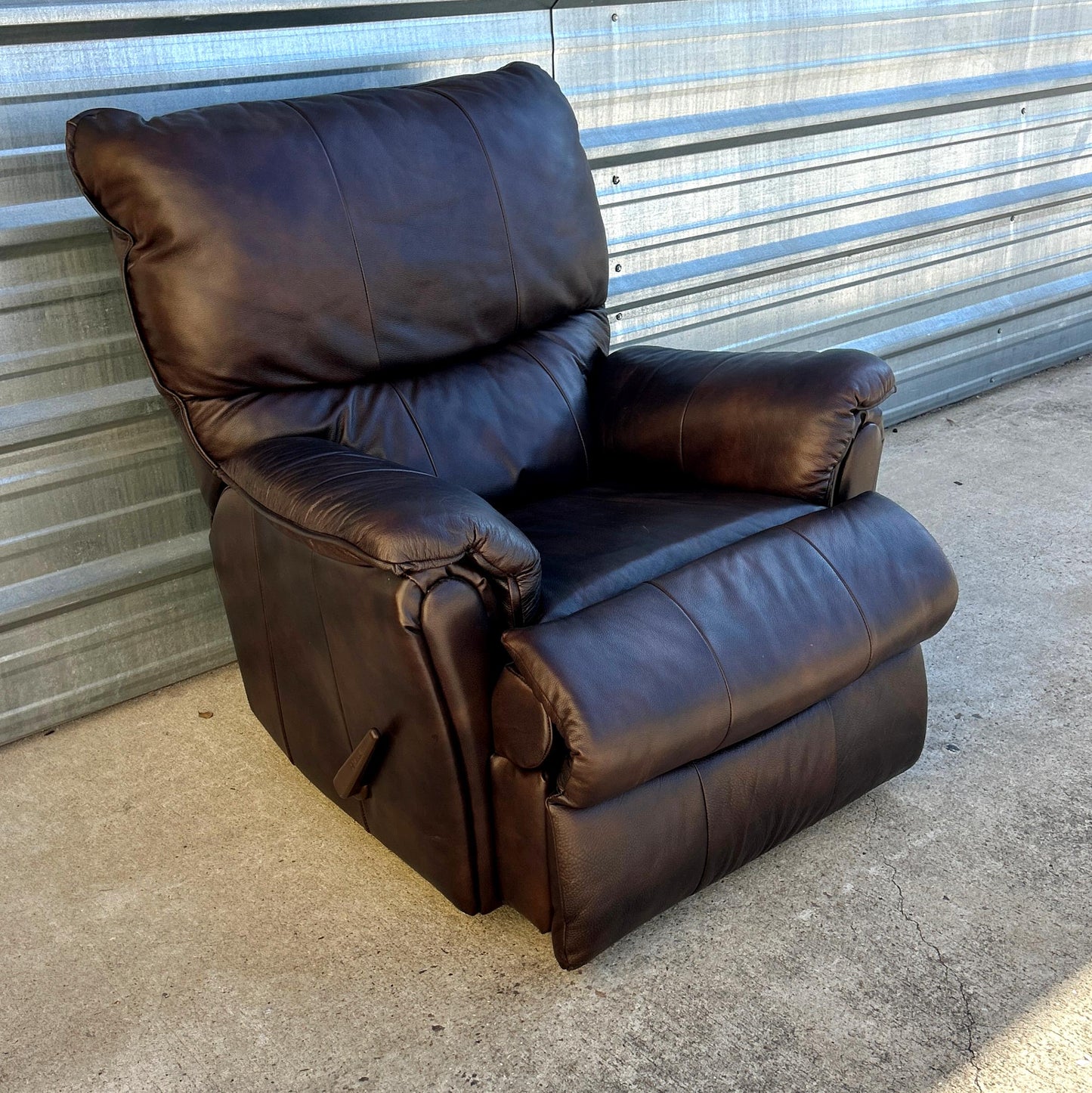 Leather Rocking Recliner