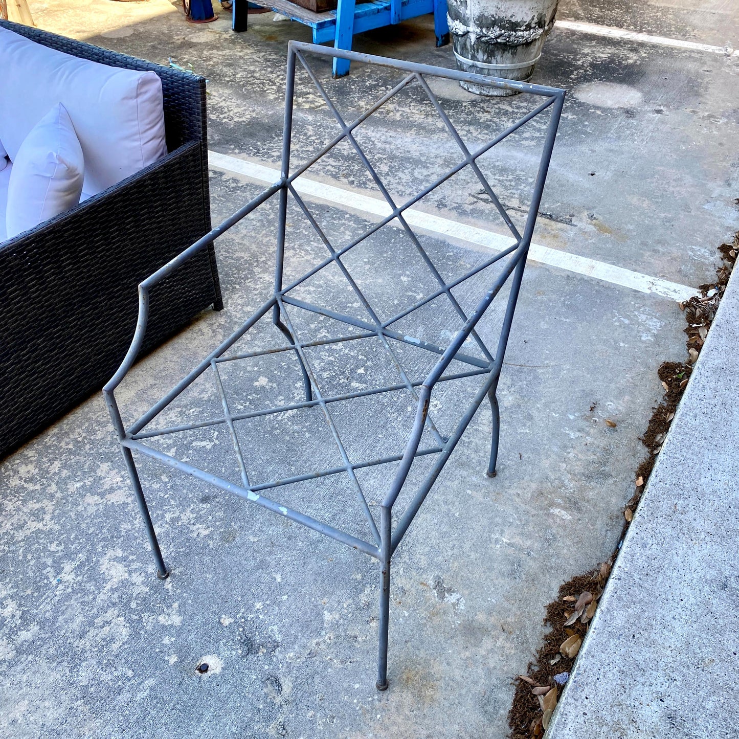 Set of 6 Patio Chairs - 2 Arm/4 Side
