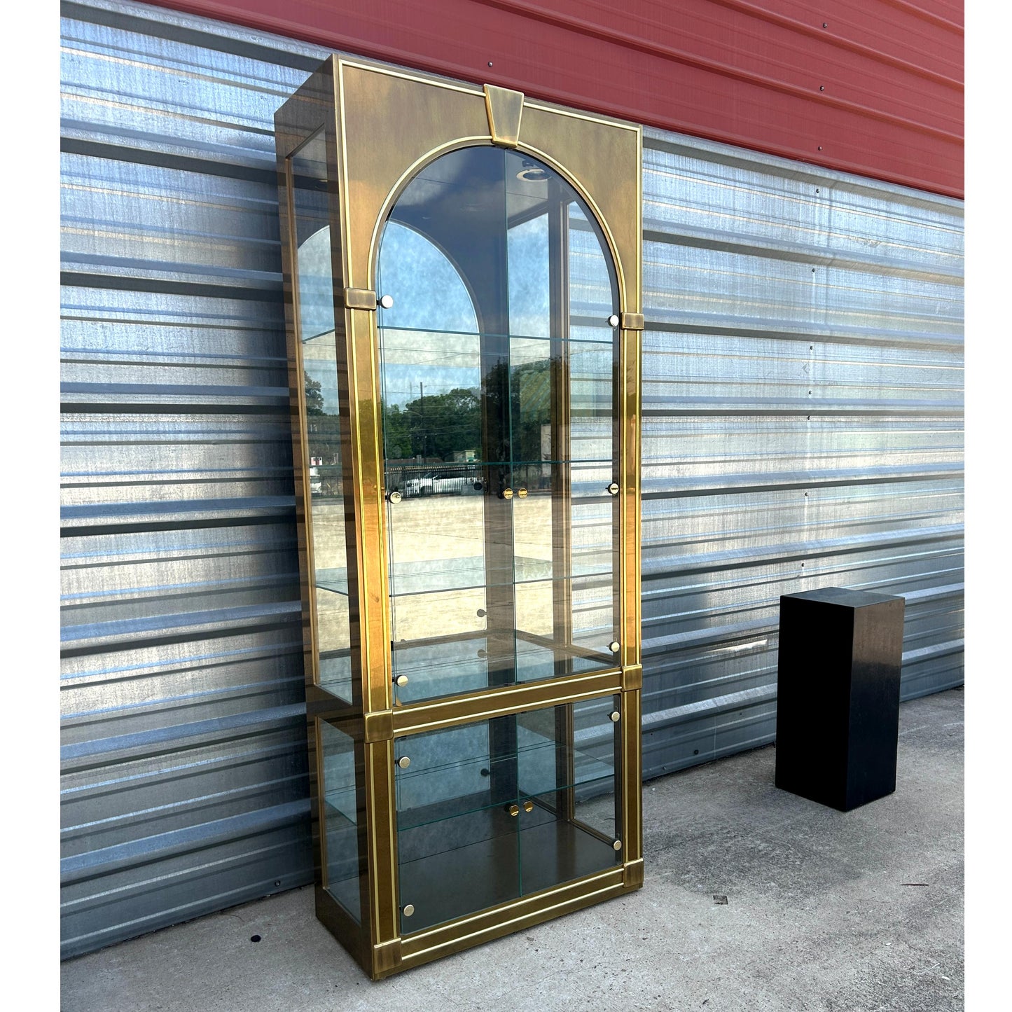 Mastercraft Brass Curio Cabinet