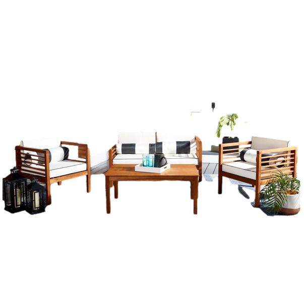 Alda 4 Pc Living Set