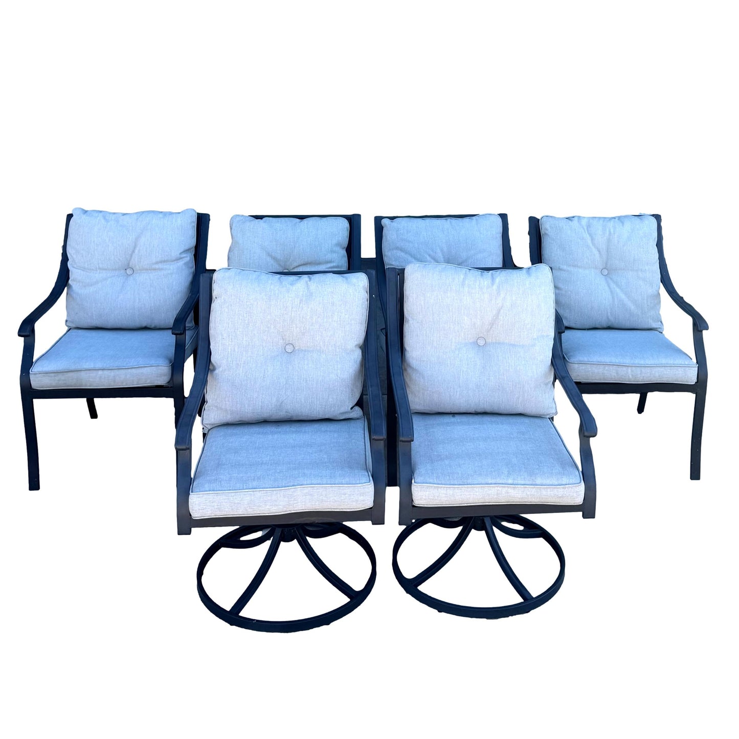 Set of 6  Patio Chairs