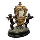 BRONZE CHERUB CENTERPIECE