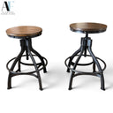 ADJUSTABLE BARSTOOLS (PAIR)