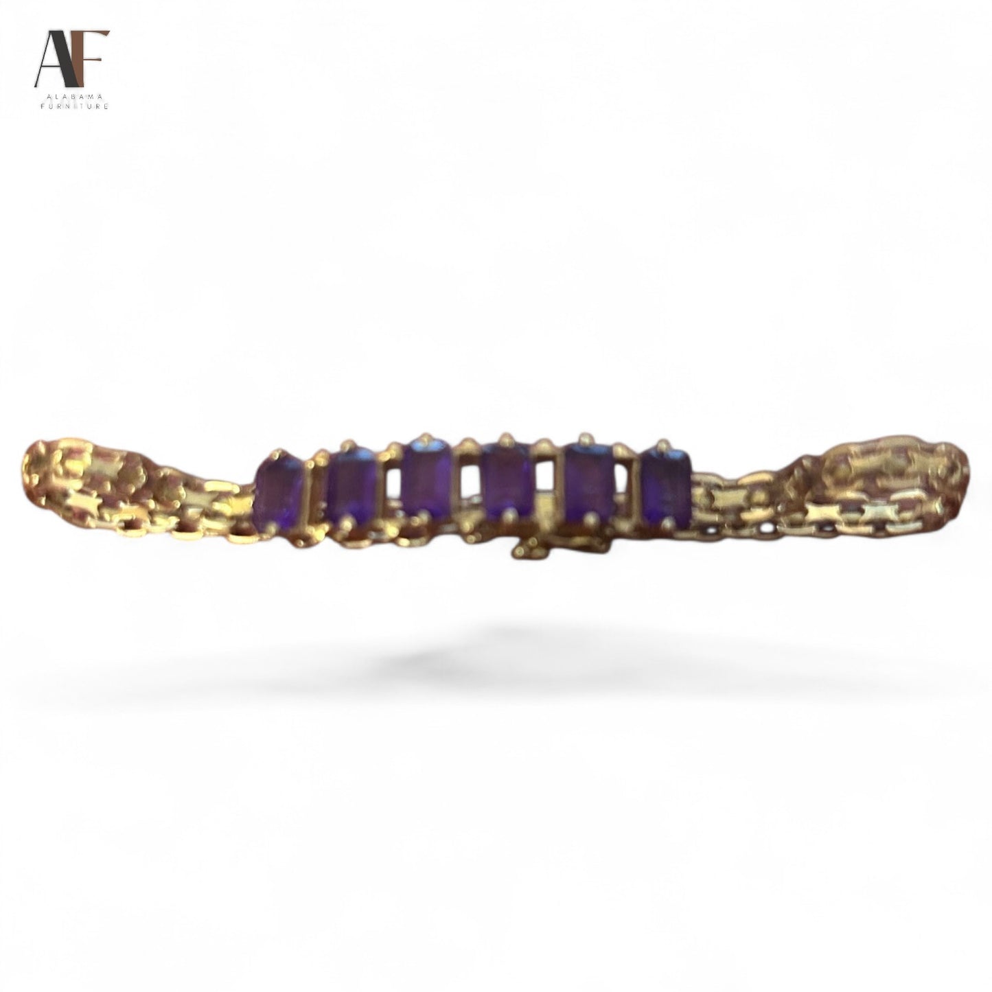14K AMYTHEST  BRACELET
