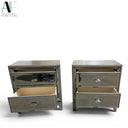 MIRRORED NIGHTSTANDS (PAIR)