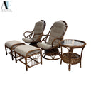 WICKER LIVING SET