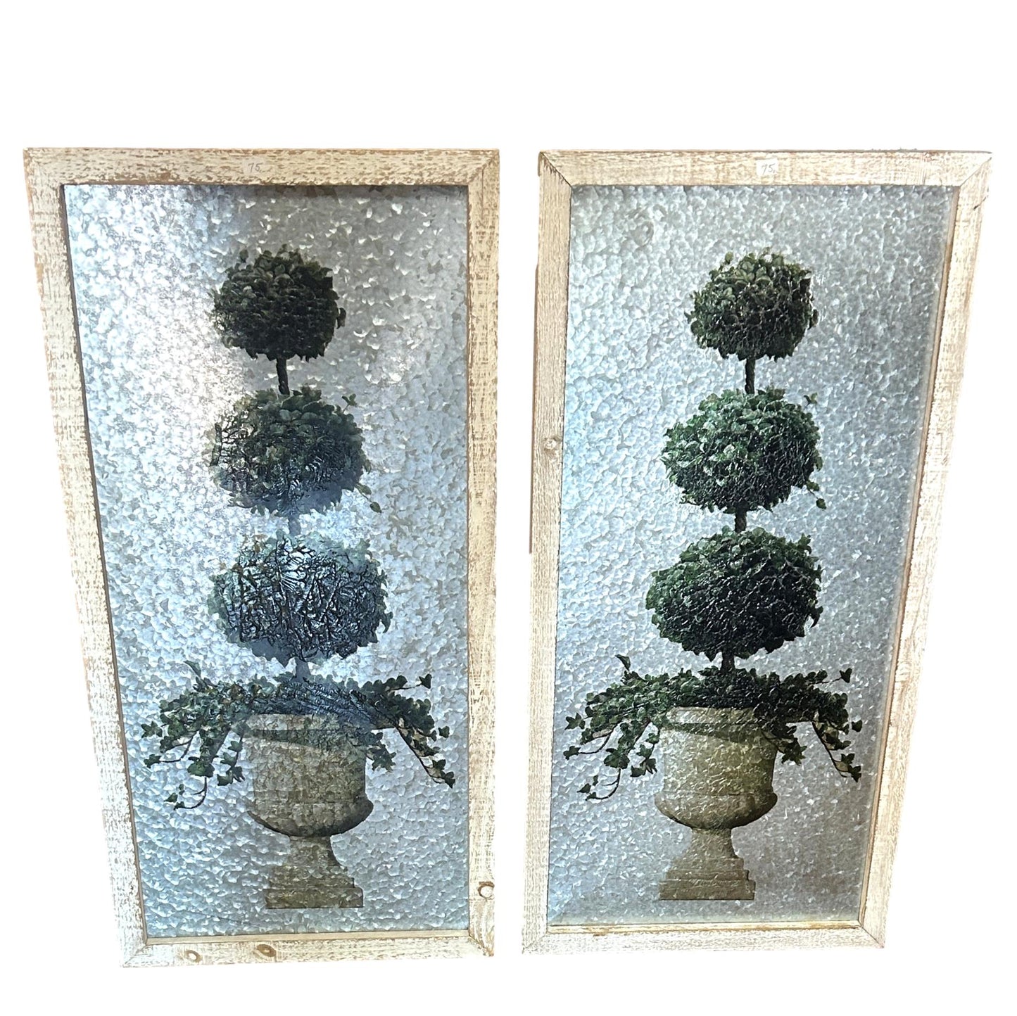 Pair of Metal Topiaries