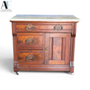 MARBLE TOP CABINET