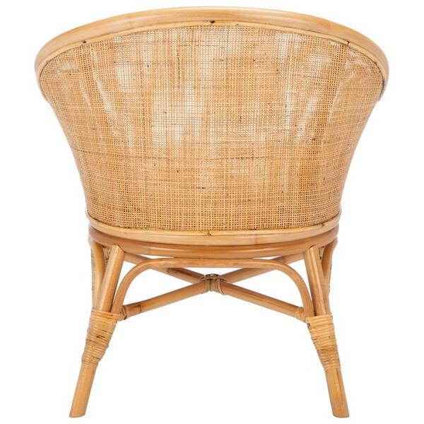 Dustin Rattan Accent Chair W / Cushion