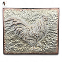 METAL EMBOSSED ROOSTER