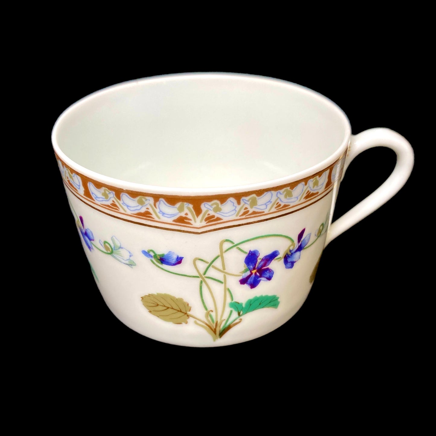Haviland Limoges Imperatrice Eugenie Cappuccino Cup & Saucer