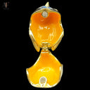 JEWELED ENAMEL BIRD TRINKET BOX