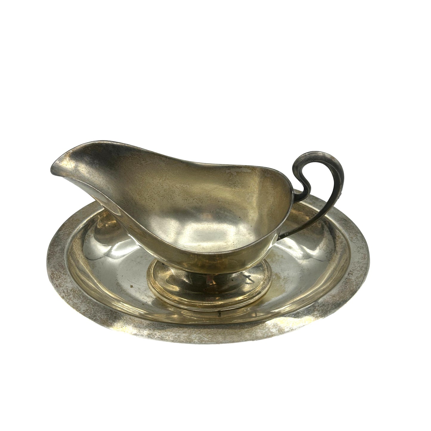 Silver Plate Gravy Server