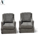 SHERRIL SWIVEL CHAIRS (PAIR)