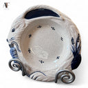 THE POTTING SHED DEDHAM POTTERY BUTTER DISH