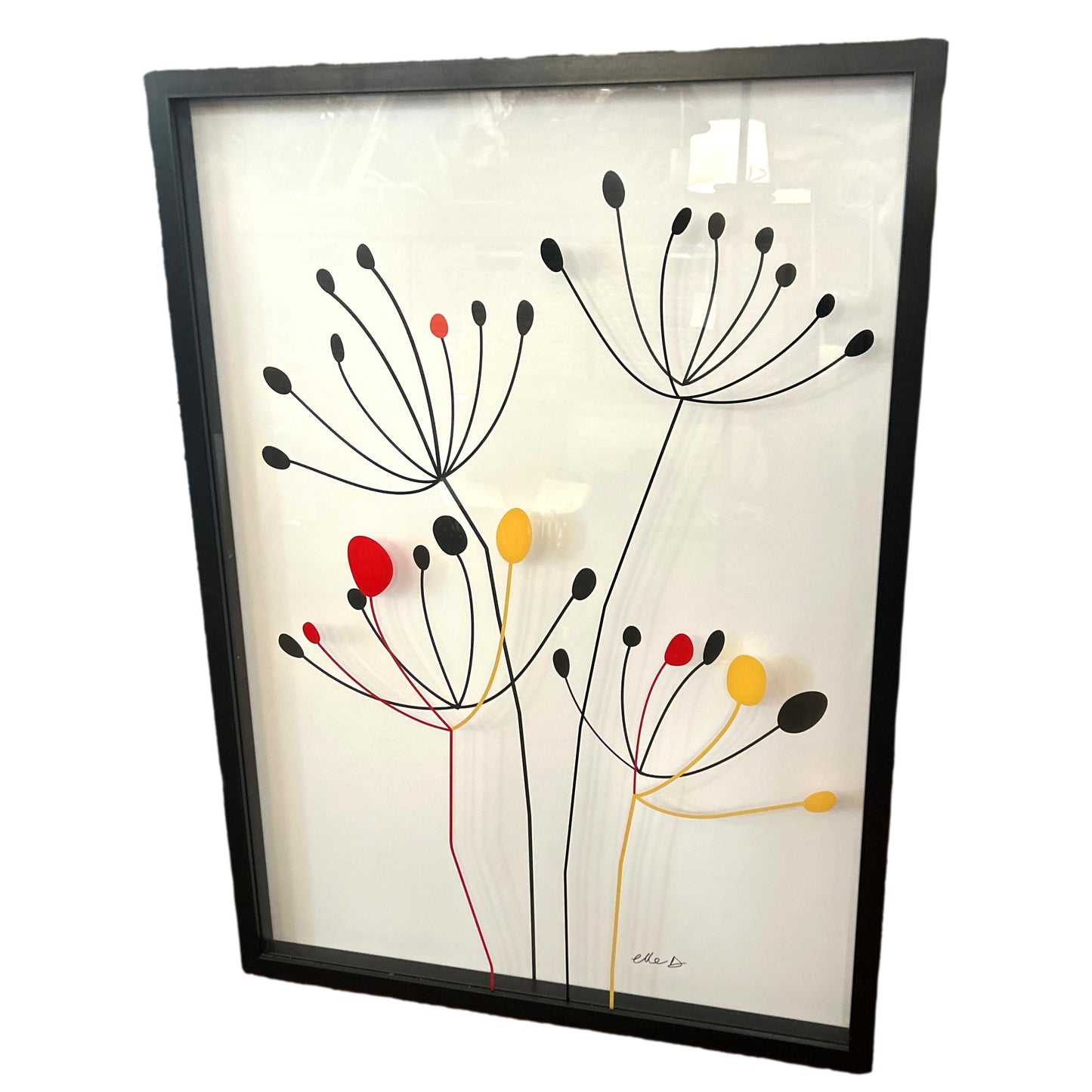 Abstract Floral Wall Art