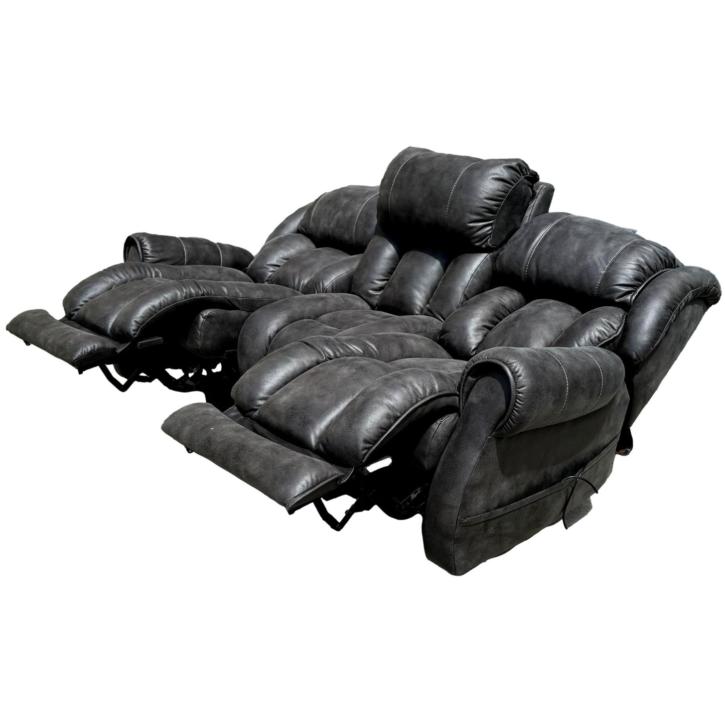 Gray Power Reclining Sofa