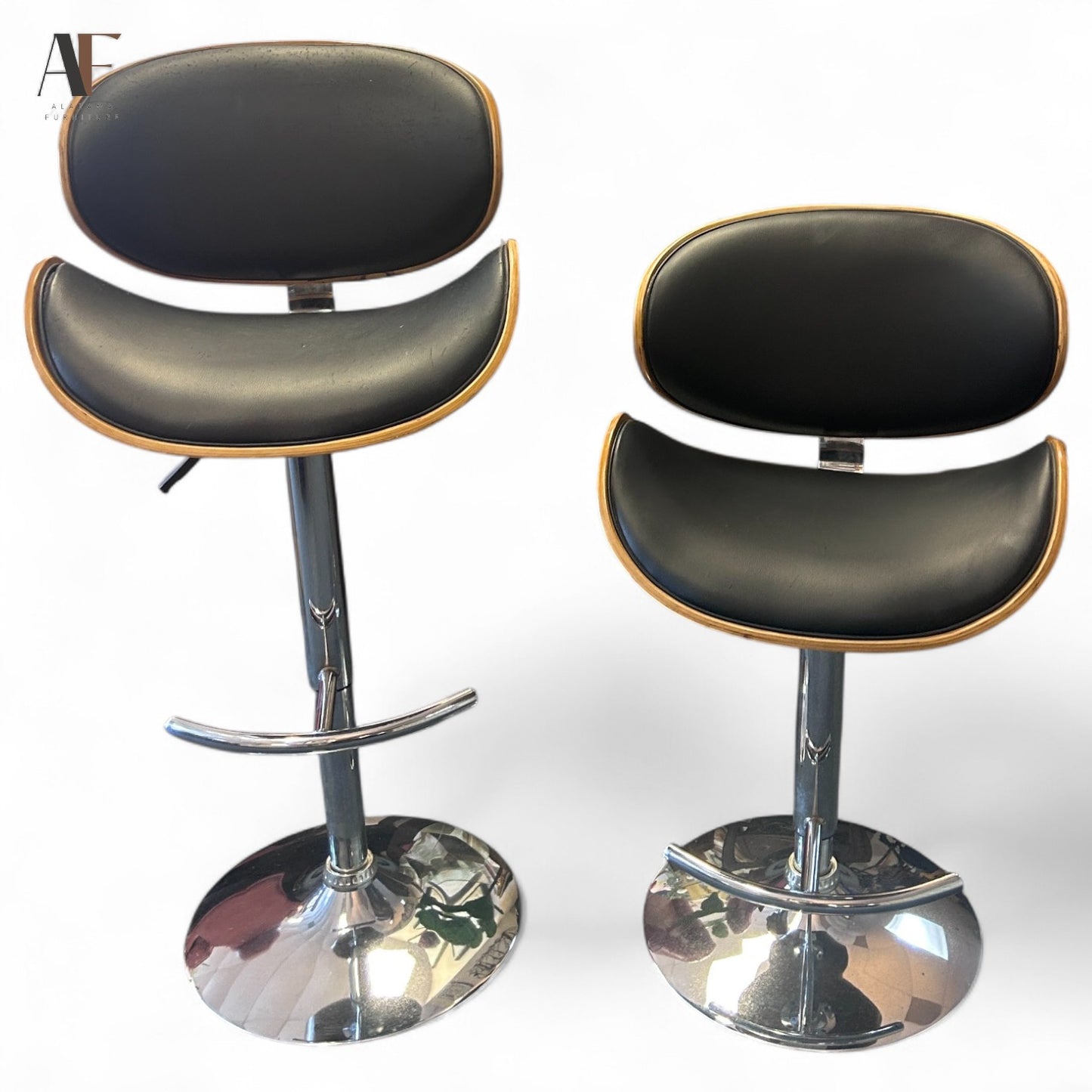 ADJUSTABLE BARSTOOLS (PAIR)
