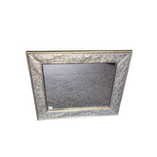 Hammered Tin Framed Mirror