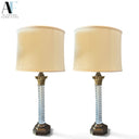 LEVINGTON CRYSTAL LAMPS (PAIR)