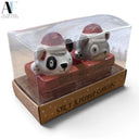 DOG SALT AND PEPPER SHAKERS