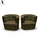 SWIVEL CHAIRS (PAIR)