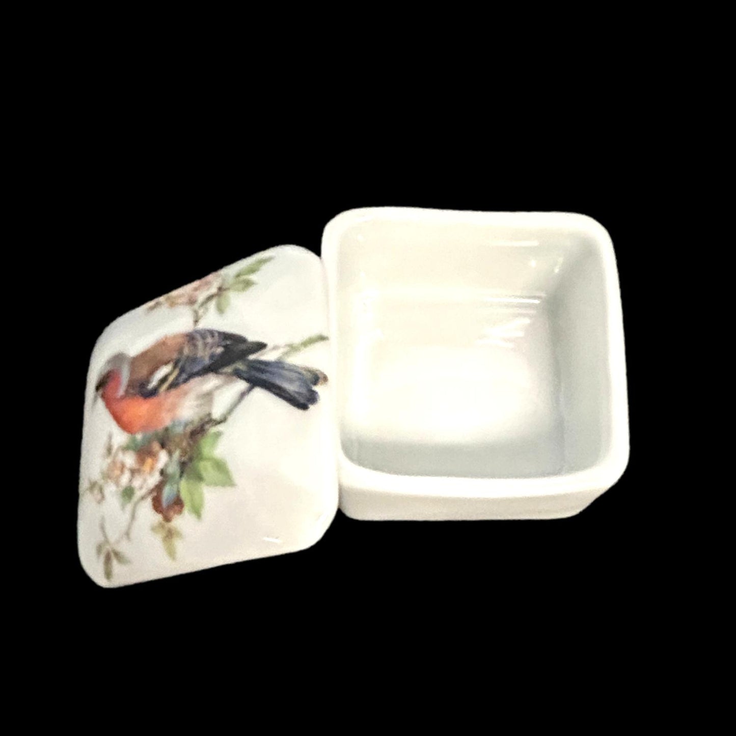 Limoges Bird Ring Box