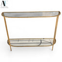 GLASS TOP SOFA TABLE