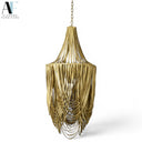 NGALA TRADING CO. WHISPER LEATHER CHANDELIER
