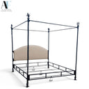 KING IRON FOUR POSTER BED