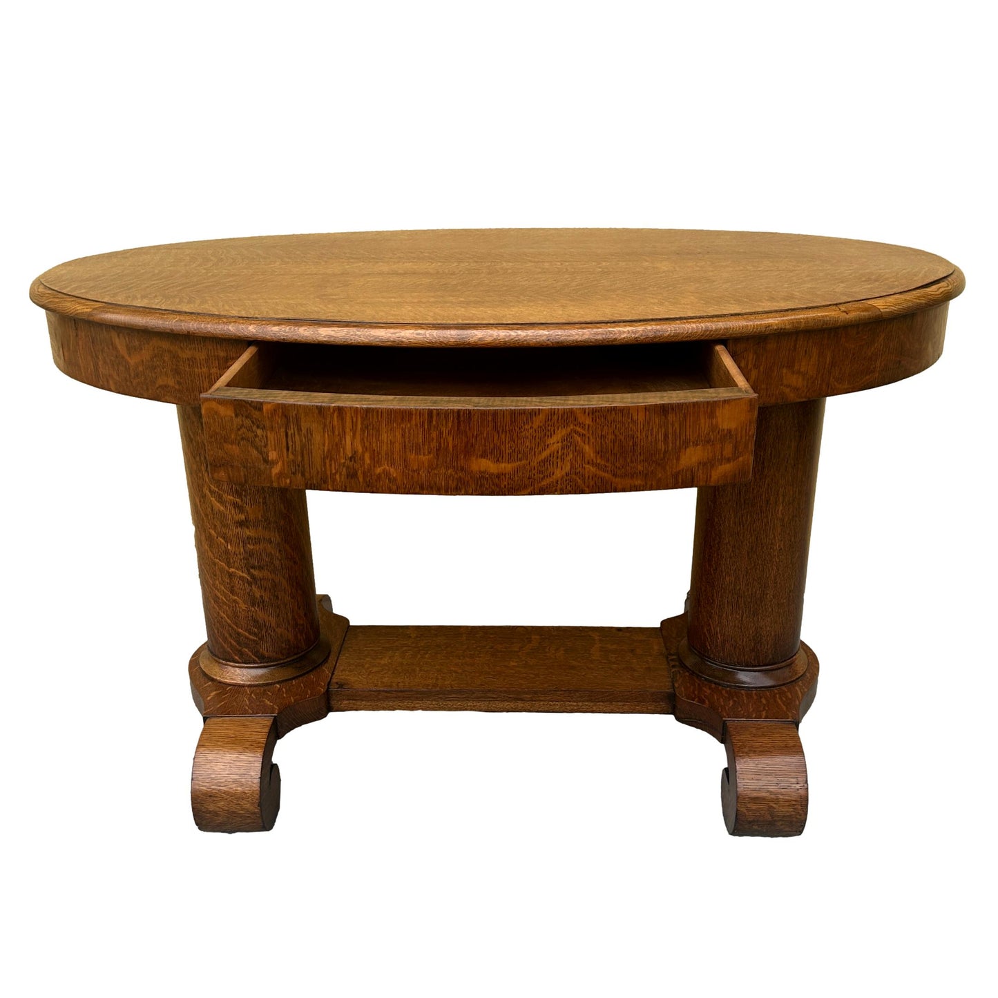 Tiger Oak Parlor Table