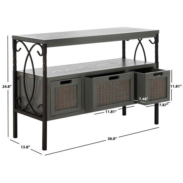 Joshua 3 Drawer Console