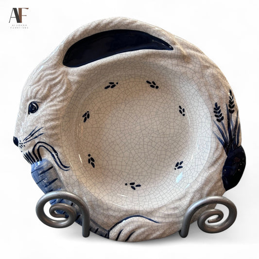 THE POTTING SHED DEDHAM POTTERY BUTTER DISH