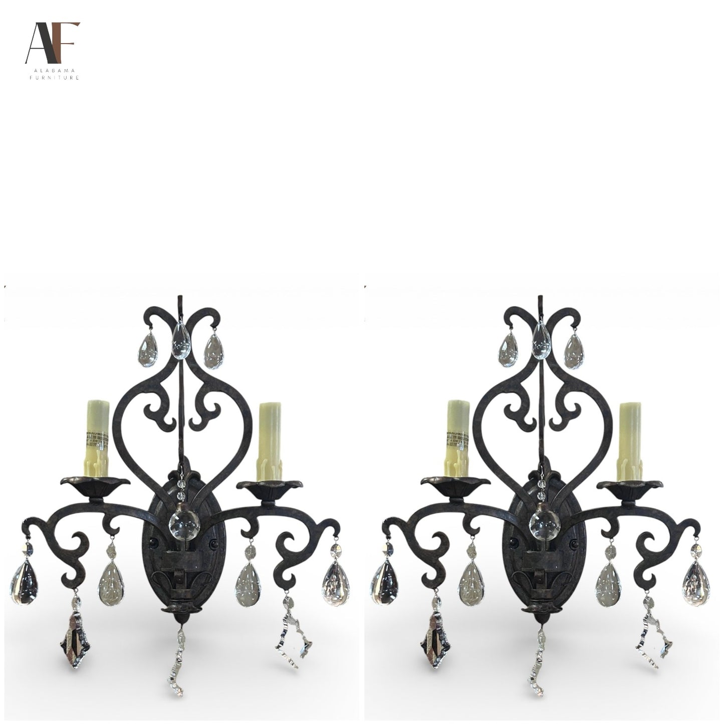 WALL SCONCES (PAIR)