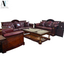 SORENTO LEATHER LIVING ROOM SET