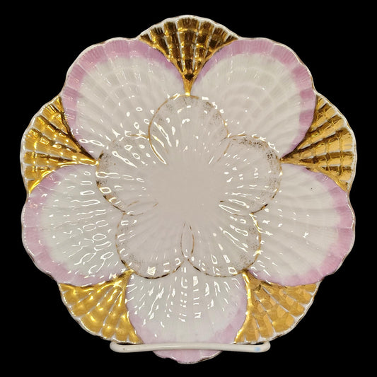 Pink Scallop Decorative Plate