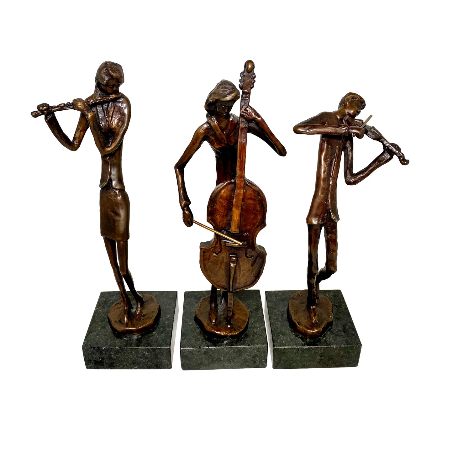 Set of Bronze Musicians