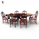 DUNCAN  PHYFE  DINING TABLE W/ 6 CHAIRS