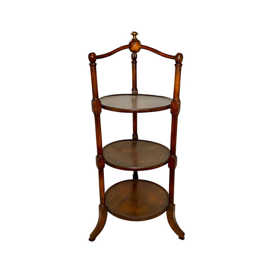 3 Tier Wooden Plate Stand