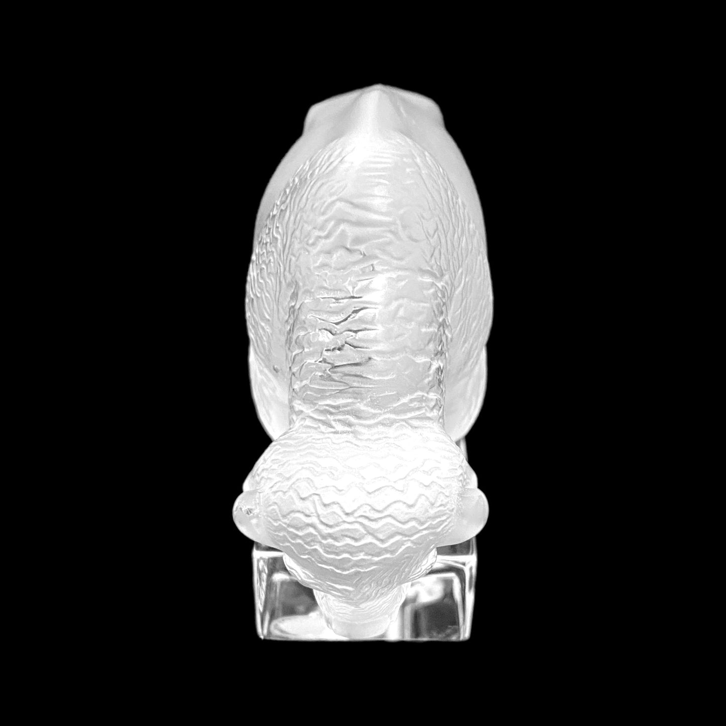 Lalique Frosted Crystal Buffalo