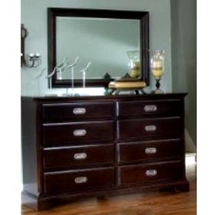 Bassett 8 Drawer Dresser w/ Mirror