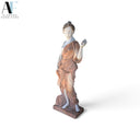 LIFE-SIZE NEOCLASSICAL MARBLE HARVEST MAIDEN MARBLE STATUE