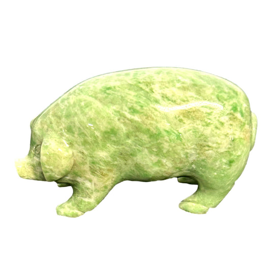 Jade Pig Figurine
