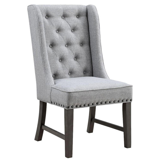 Camis Host Chair (Set of 2) in Gray Pine