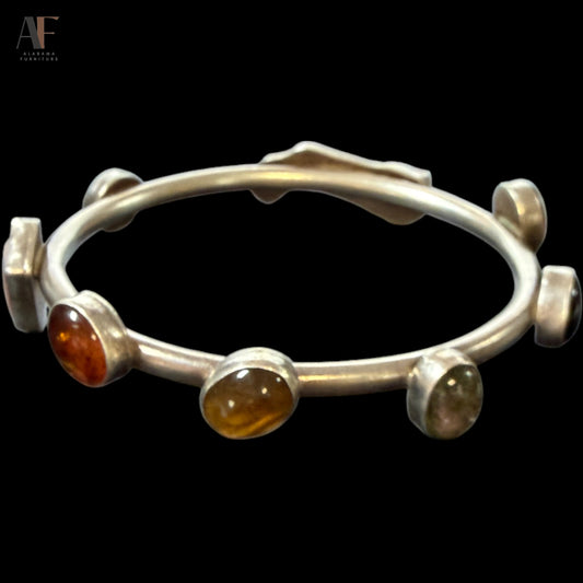 BANGLE MULTI STONE  BRACELET