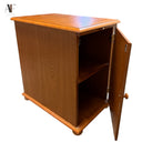END TABLE W/ MAGAZINE RACK